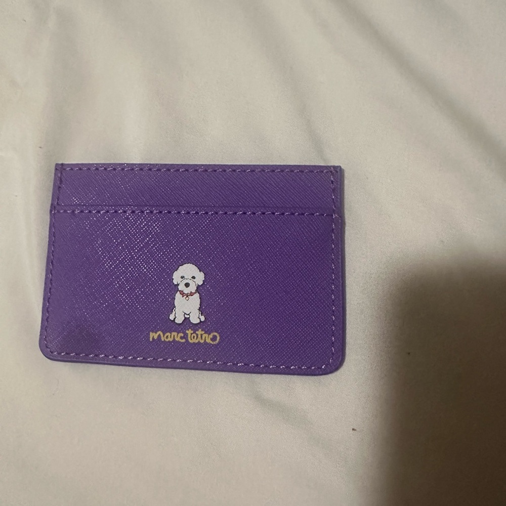 Marc Tetro | Purple My Bichon Card Holder 🐶 - Picture 3 of 3